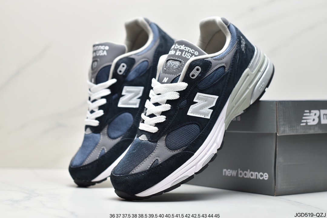New Balance New Balance in USA MR993 series American-made descent classic retro leisure sports all-match old running shoes ”Yuanzu Gray Silver 3M” MR993GL