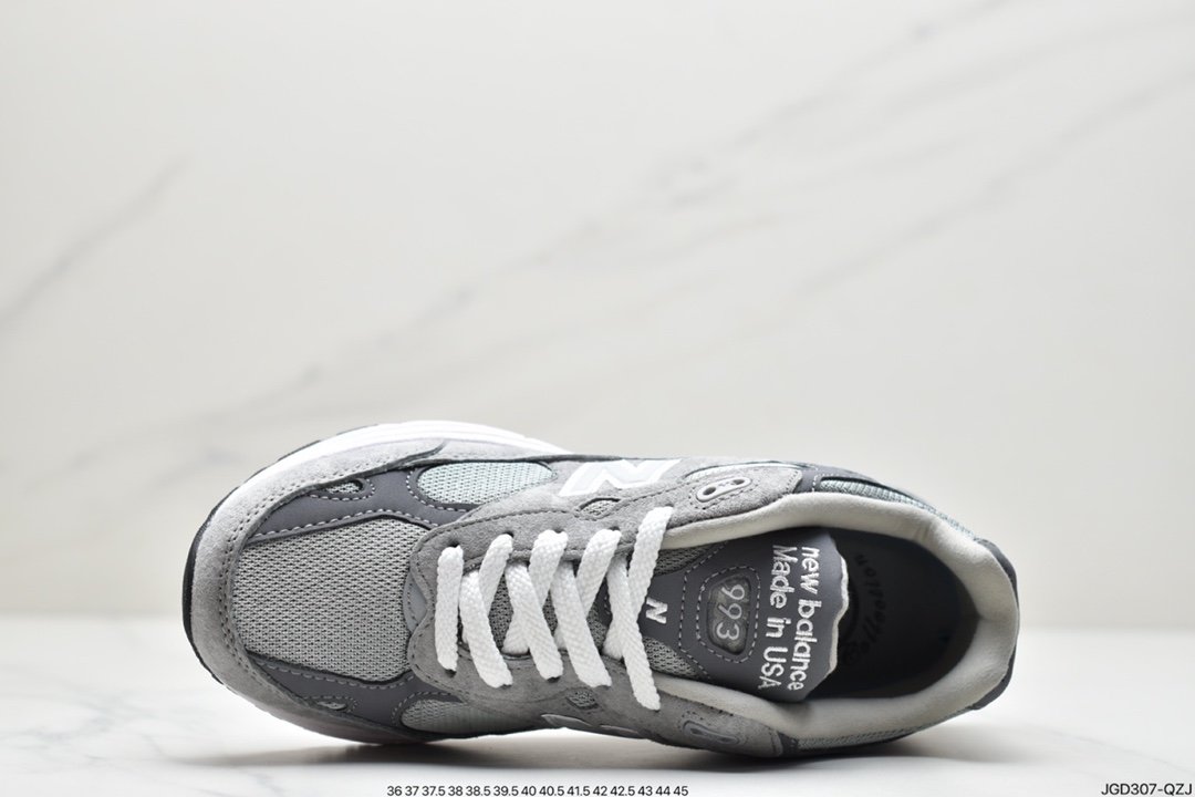New Balance New Balance in USA MR993 series American-produced descent, classic retro leisure sports all-match old running shoes ”Yuanzu Gray Silver 3M” MR993GL