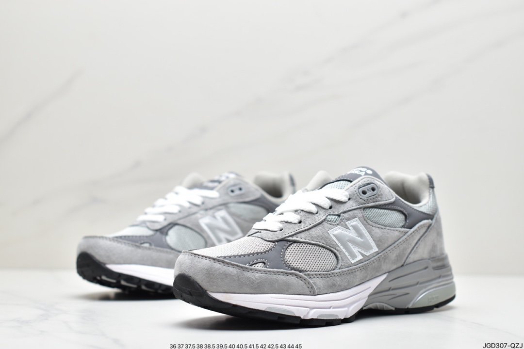 New Balance New Balance in USA MR993 series American-produced descent, classic retro leisure sports all-match old running shoes ”Yuanzu Gray Silver 3M” MR993GL