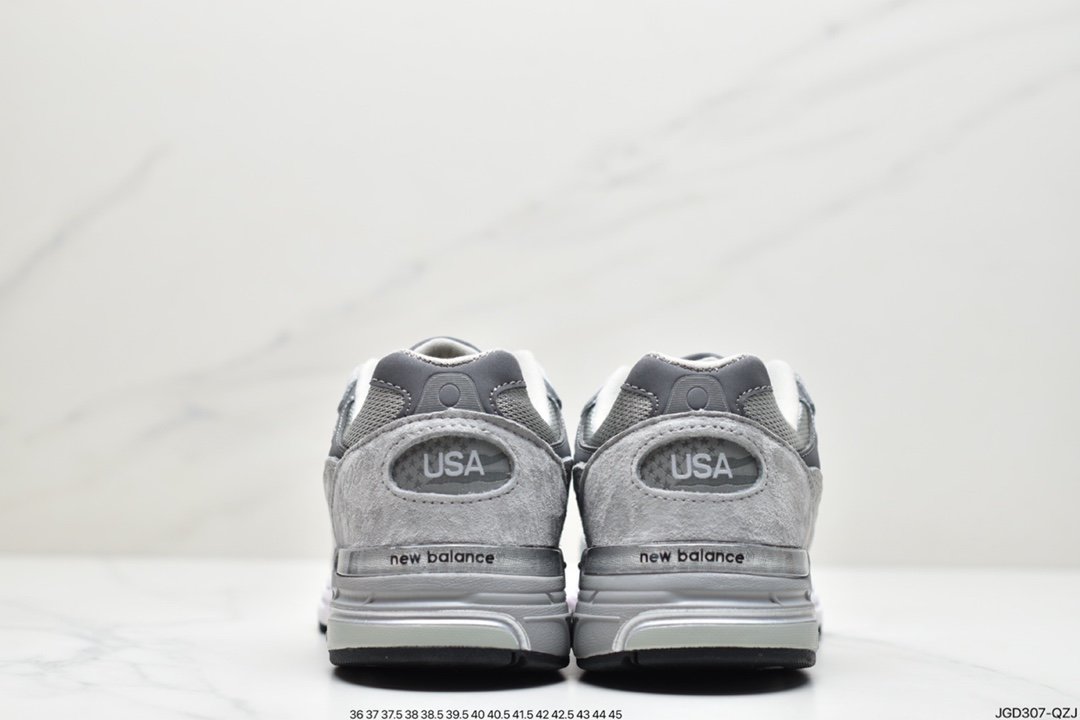 New Balance New Balance in USA MR993 series American-produced descent, classic retro leisure sports all-match old running shoes ”Yuanzu Gray Silver 3M” MR993GL