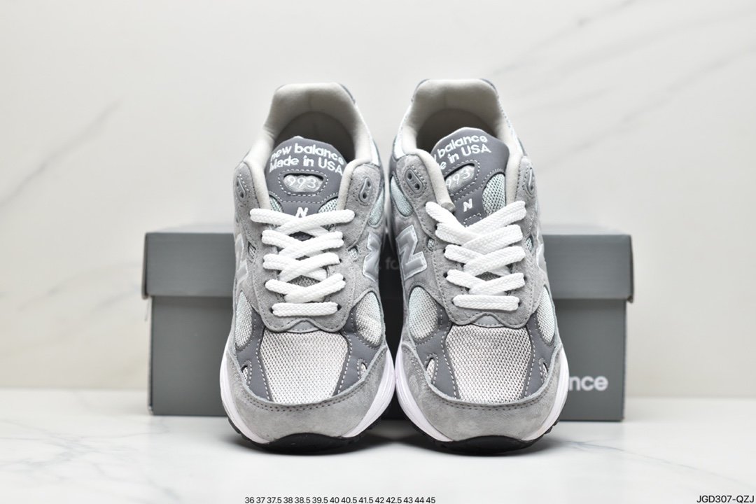 New Balance New Balance in USA MR993 series American-produced descent, classic retro leisure sports all-match old running shoes ”Yuanzu Gray Silver 3M” MR993GL