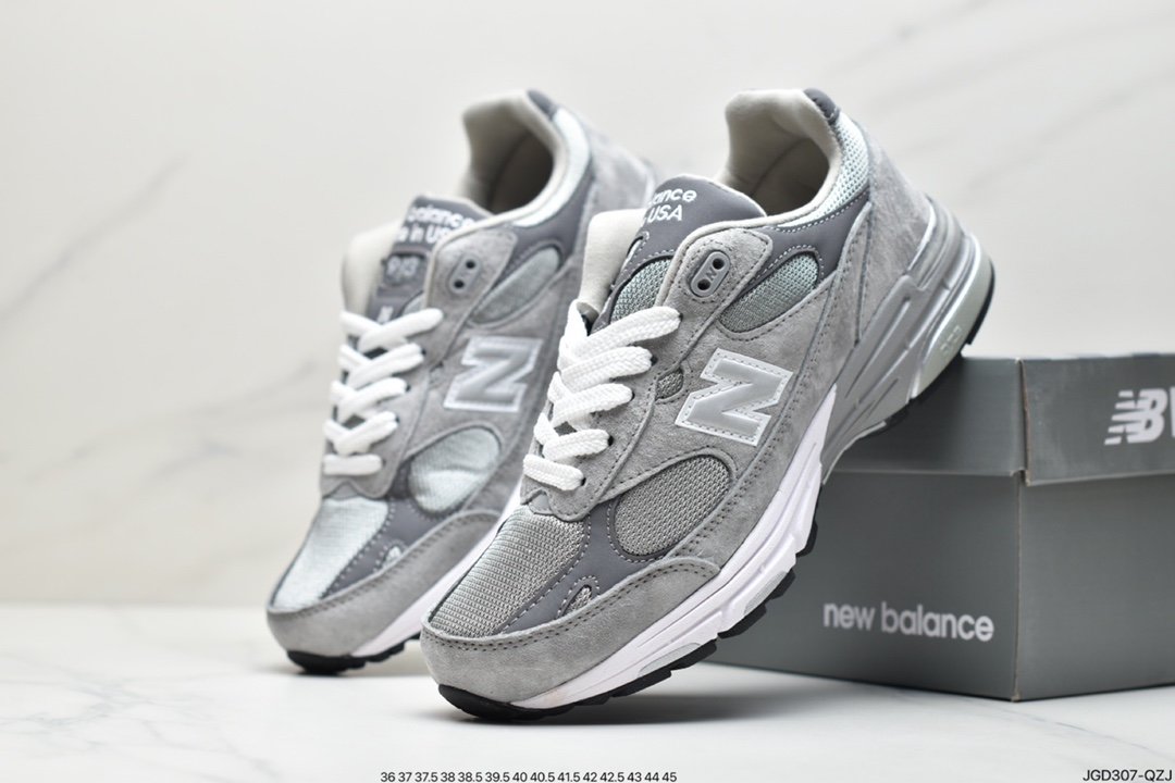 New Balance New Balance in USA MR993 series American-produced descent, classic retro leisure sports all-match old running shoes ”Yuanzu Gray Silver 3M” MR993GL