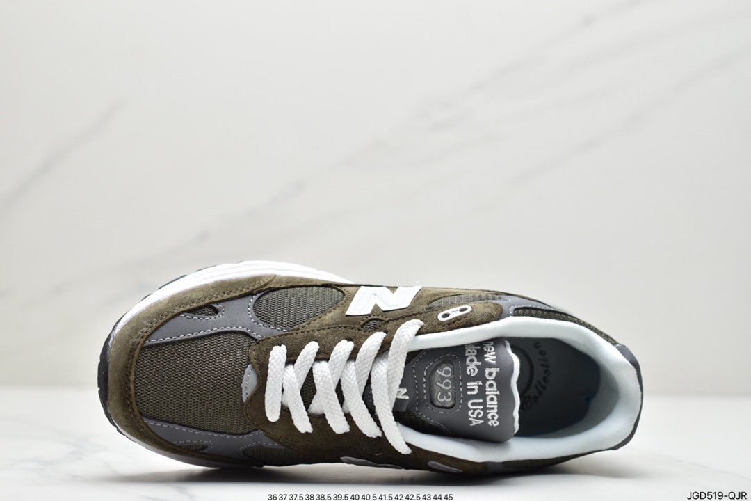 NB New Balance New Balance Made in USA MR993 series American-made ancestry, classic retro casual sports all-match old running shoes ”Yuanzu Grey” MR993GL