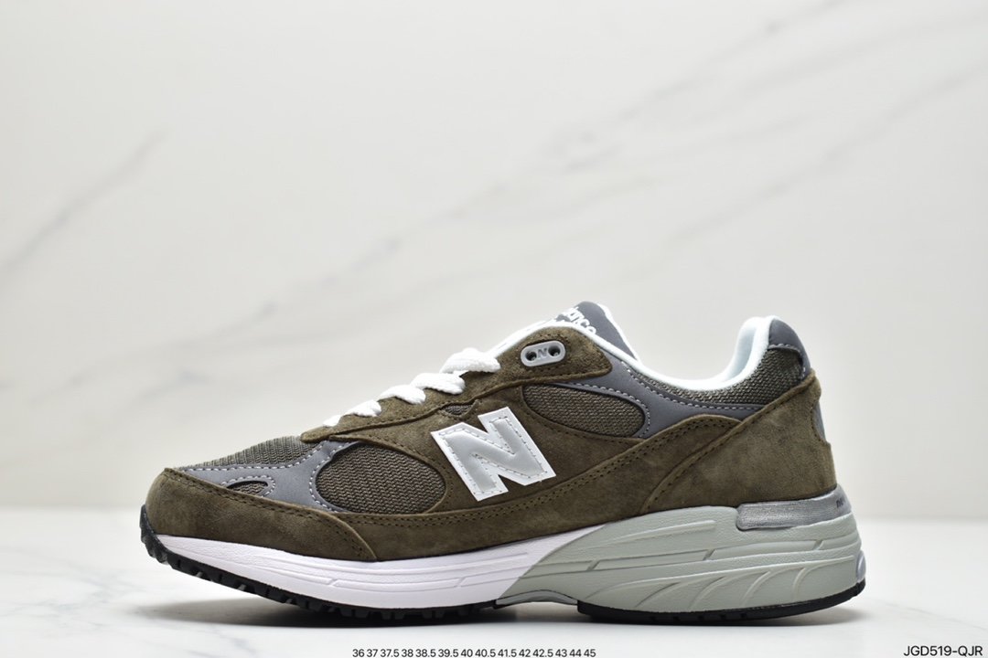 NB New Balance New Balance Made in USA MR993 series American-made ancestry, classic retro casual sports all-match old running shoes ”Yuanzu Grey” MR993GL