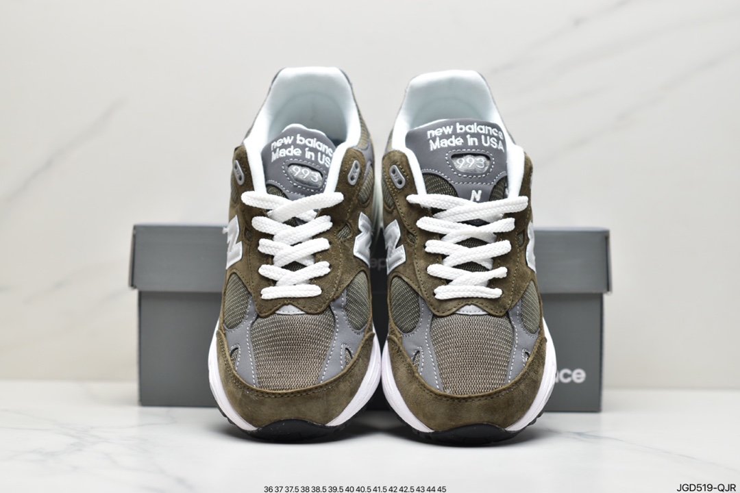NB New Balance New Balance Made in USA MR993 series American-made ancestry, classic retro casual sports all-match old running shoes ”Yuanzu Grey” MR993GL