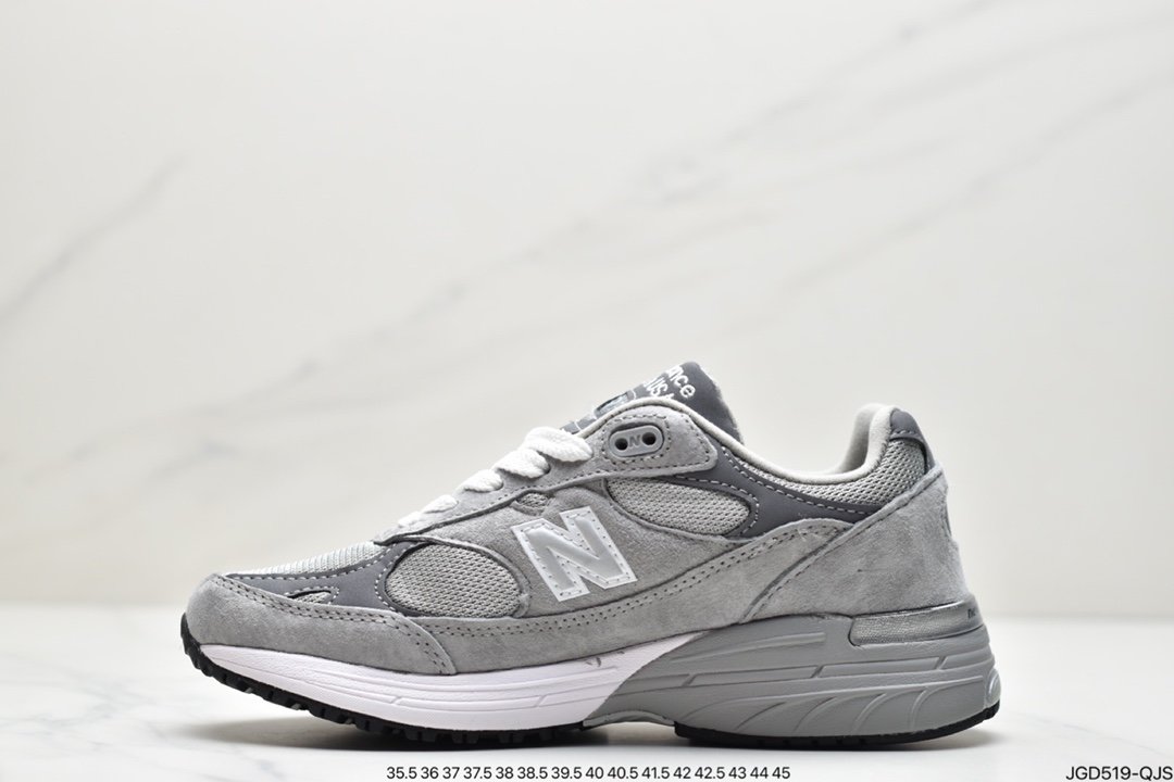 New Balance New Balance in USA MR993 series American-produced descent, classic retro leisure sports all-match old running shoes ”Yuanzu Gray Silver 3M” MR993GL
