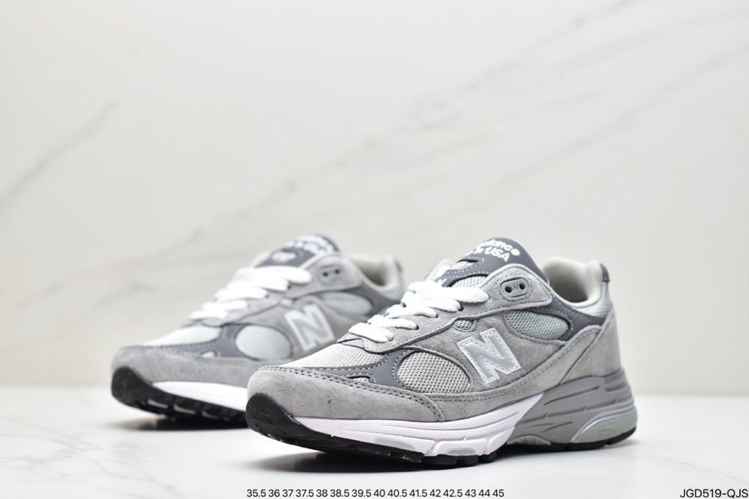 New Balance New Balance in USA MR993 series American-produced descent, classic retro leisure sports all-match old running shoes ”Yuanzu Gray Silver 3M” MR993GL