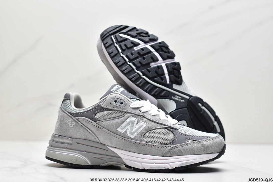 New Balance New Balance in USA MR993 series American-produced descent, classic retro leisure sports all-match old running shoes ”Yuanzu Gray Silver 3M” MR993GL