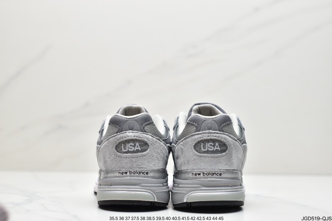 New Balance New Balance in USA MR993 series American-produced descent, classic retro leisure sports all-match old running shoes ”Yuanzu Gray Silver 3M” MR993GL
