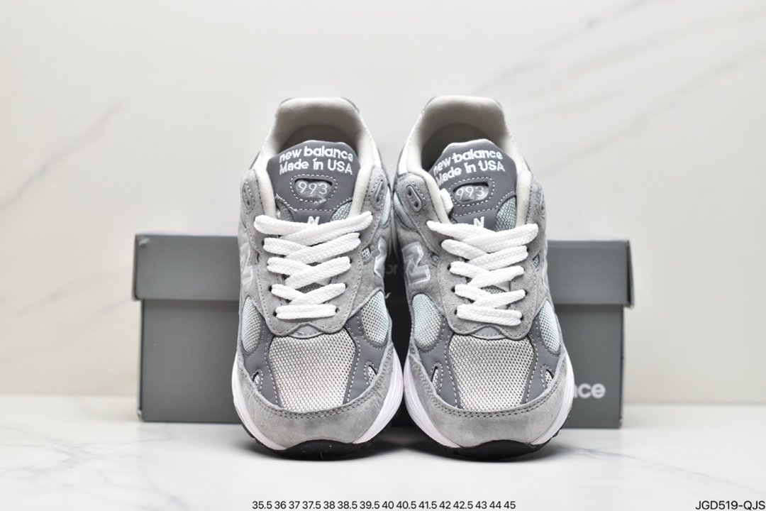 New Balance New Balance in USA MR993 series American-produced descent, classic retro leisure sports all-match old running shoes ”Yuanzu Gray Silver 3M” MR993GL
