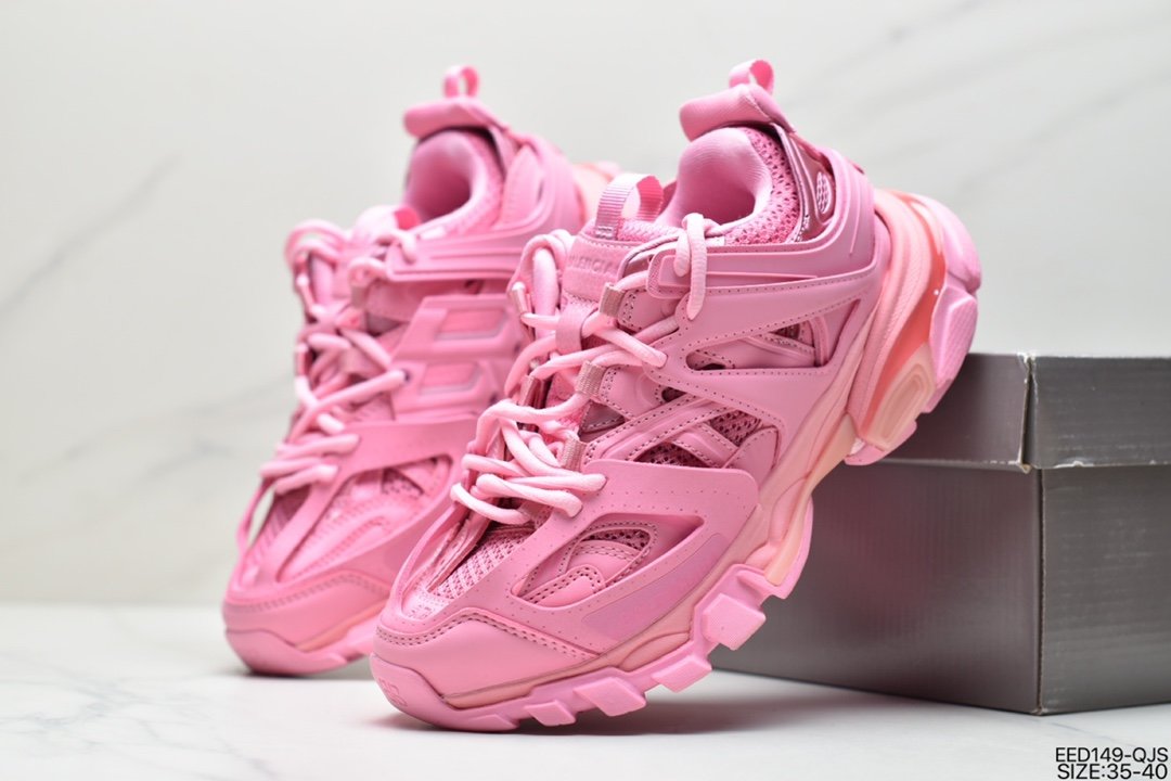 High-luxury brand-BALENCIAGA Track Trainers 3.0-generation retro wild running grandpa trend all-match jogging shoes 542436 W1GB1 9059