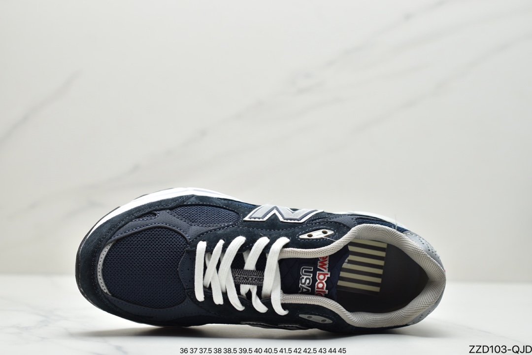 New Balance Made in USA 990V2 high-end retro casual sports jogging shoes M990BK5