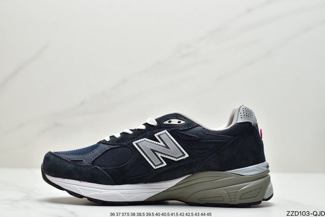 New Balance Made in USA 990V2 high-end retro casual sports jogging shoes M990BK5