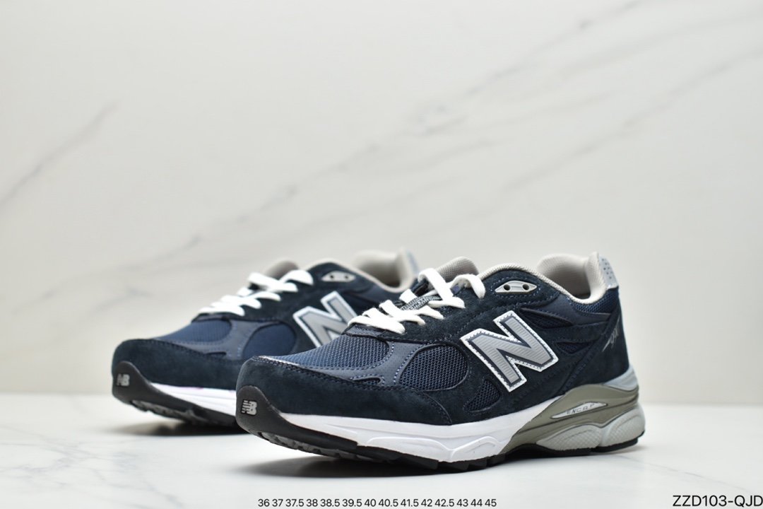 New Balance Made in USA 990V2 high-end retro casual sports jogging shoes M990BK5
