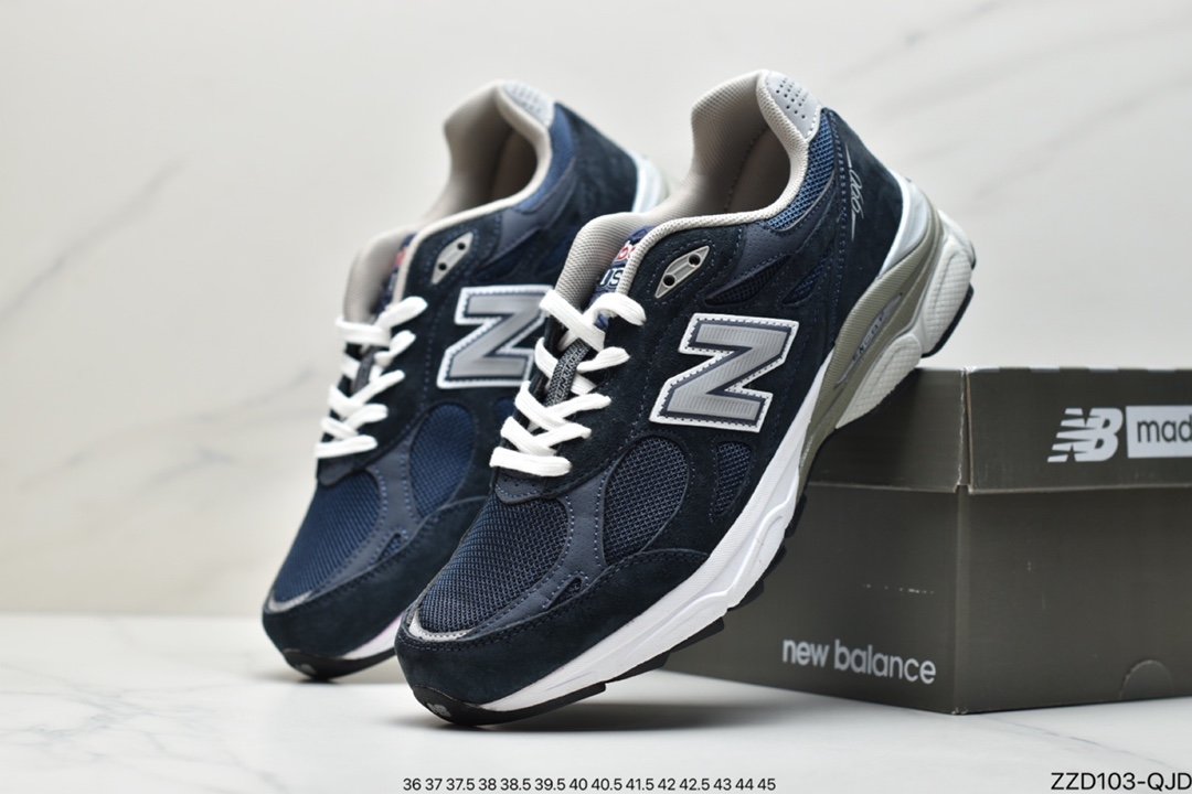 New Balance Made in USA 990V2 high-end retro casual sports jogging shoes M990BK5