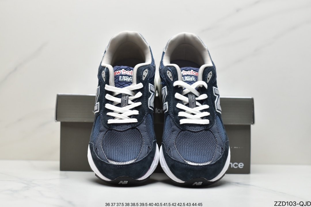 New Balance Made in USA 990V2 high-end retro casual sports jogging shoes M990BK5