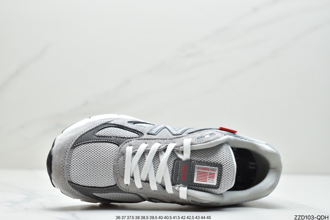 NB New Balance New Balance Made in USA 990V2 High-end American-made classic retro casual sports jogging shoes ”Yuanzu Grey Red Label” M990VS2