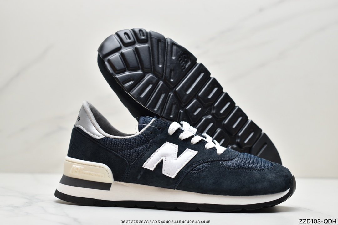 NB New Balance New Balance Made in USA 990V2 High-end American-made classic retro casual sports jogging shoes ”Yuanzu Grey Red Label” M990VS2