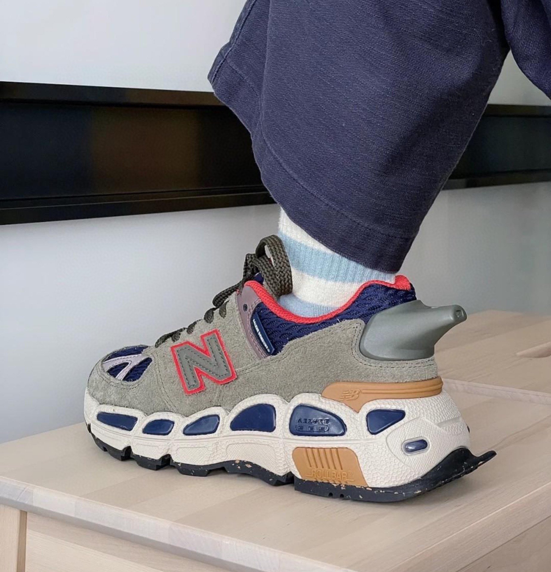 Salehe Bembury x New Balance ”Yurt” New Balance MS574YSB joint retro casual running shoes