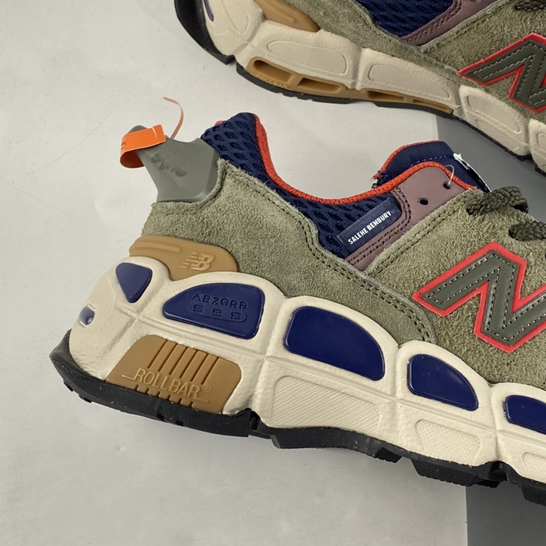 Salehe Bembury x New Balance 574 ”Yurt” Versace director joint vintage casual running shoes MS574YSB
