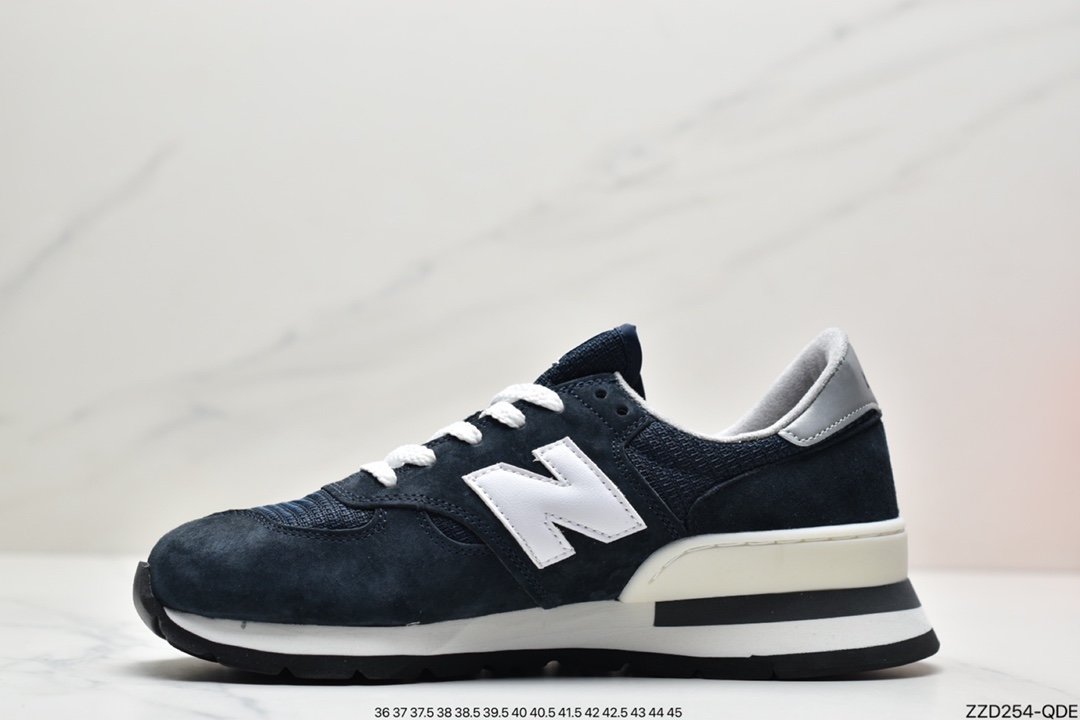 New Balance Made in USA 990V2 High-end American-made classic retro casual sports jogging shoes ”Yuanzu Grey Red Label”