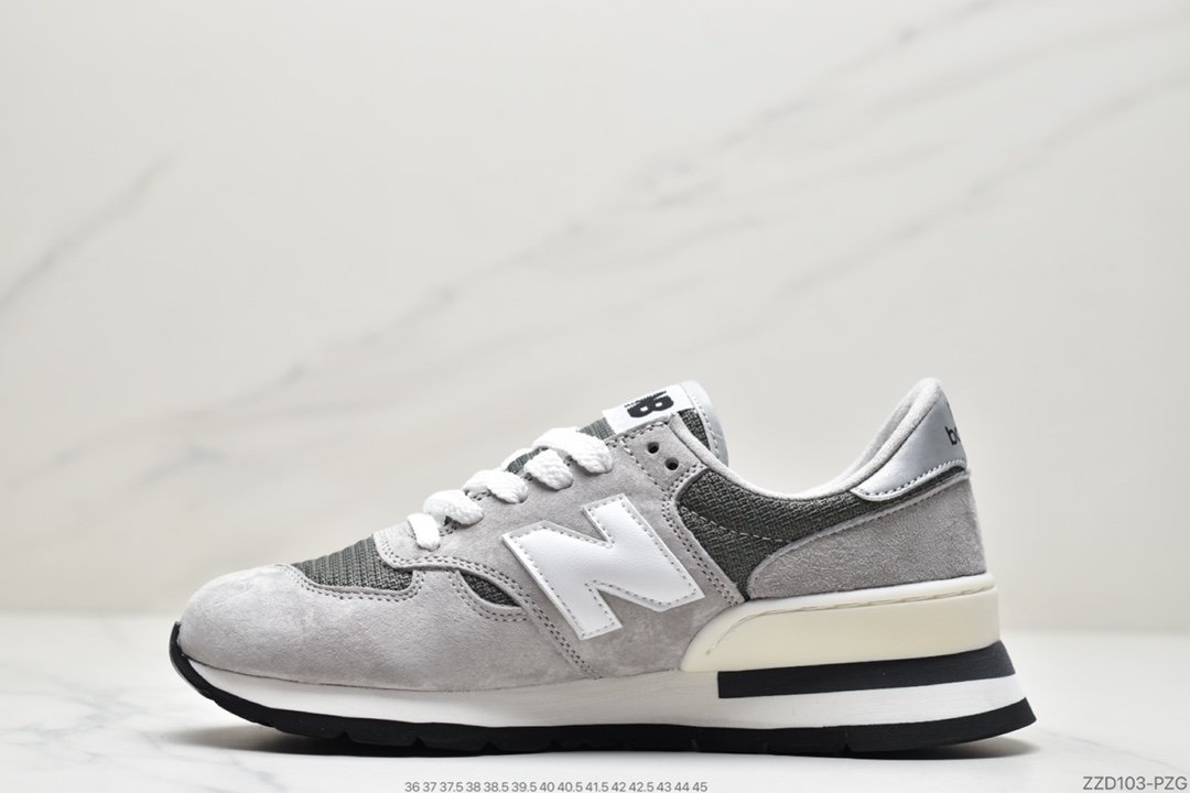 NBNew Balance Made in USA 990V2 High-end American series classic retro casual sports jogging shoes ”Yuanzu Gray Red Label” M990VS2