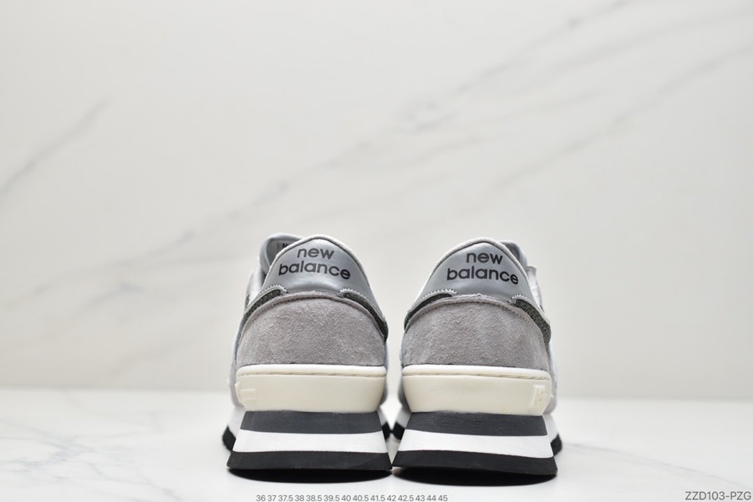 NBNew Balance Made in USA 990V2 High-end American series classic retro casual sports jogging shoes ”Yuanzu Gray Red Label” M990VS2