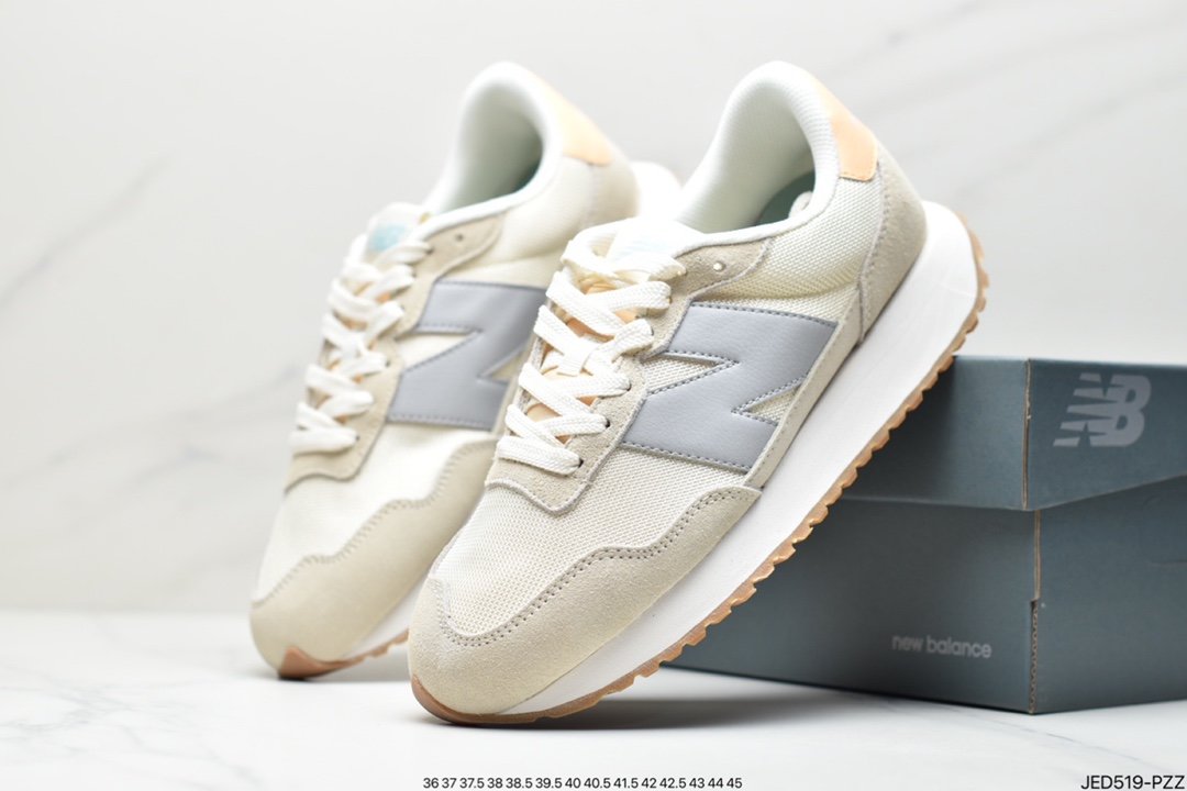 Original New Balance MS237 Series Retro Casual Sports Jogging Shoes WS237HN1