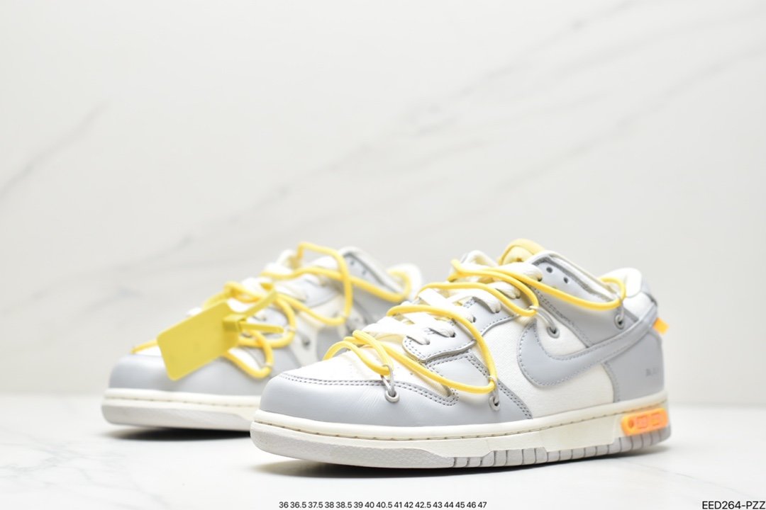 Off-White x Nike Dunk Low NO.3 White Laces DM1602-118