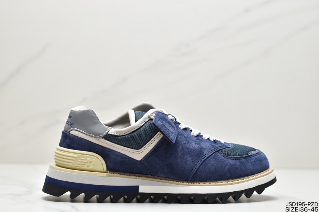 New Balance x TDS NB574 Yuanzu gray retro casual shoes MS574TDT