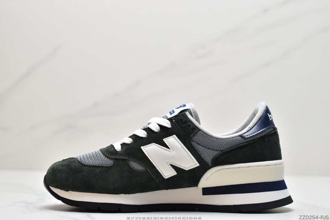 New Balance Made in USA 990V2 high-end American sports jogging shoes ”Yuanzu Gray Red Label” M990VS2