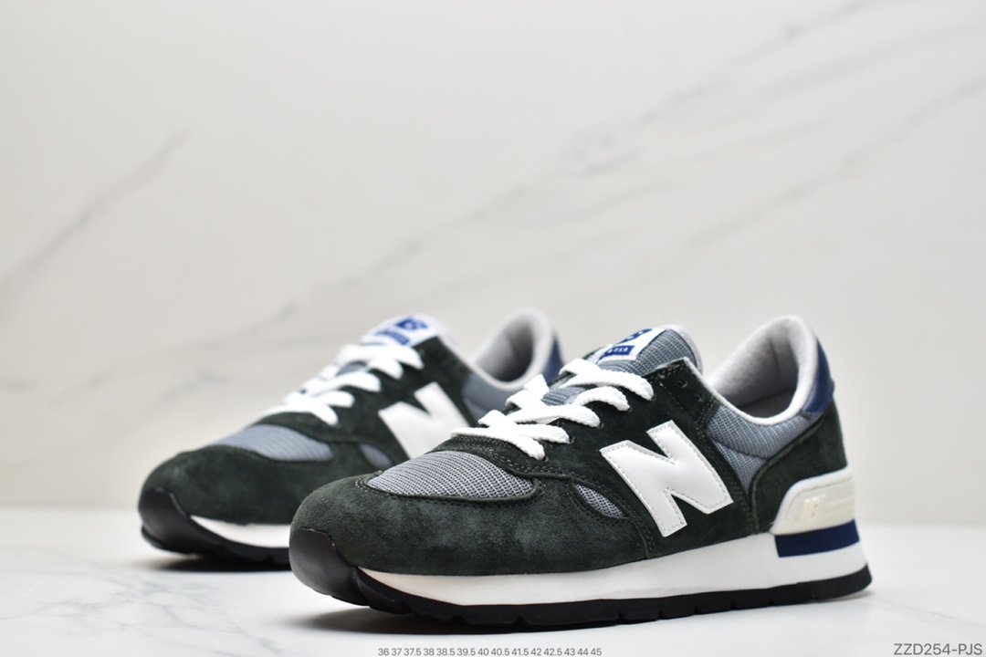 New Balance Made in USA 990V2 high-end American sports jogging shoes ”Yuanzu Gray Red Label” M990VS2
