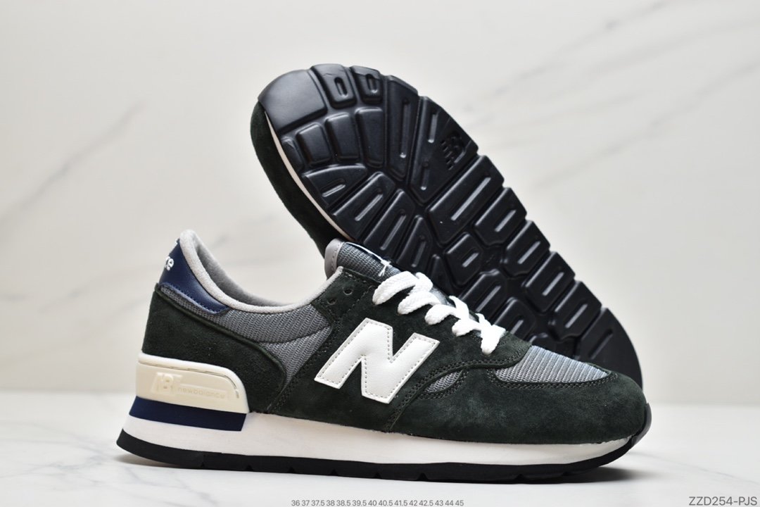 New Balance Made in USA 990V2 high-end American sports jogging shoes ”Yuanzu Gray Red Label” M990VS2