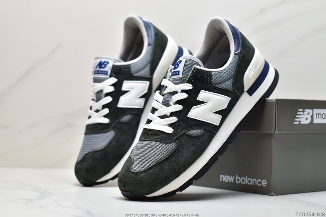 New Balance Made in USA 990V2 high-end American sports jogging shoes ”Yuanzu Gray Red Label” M990VS2