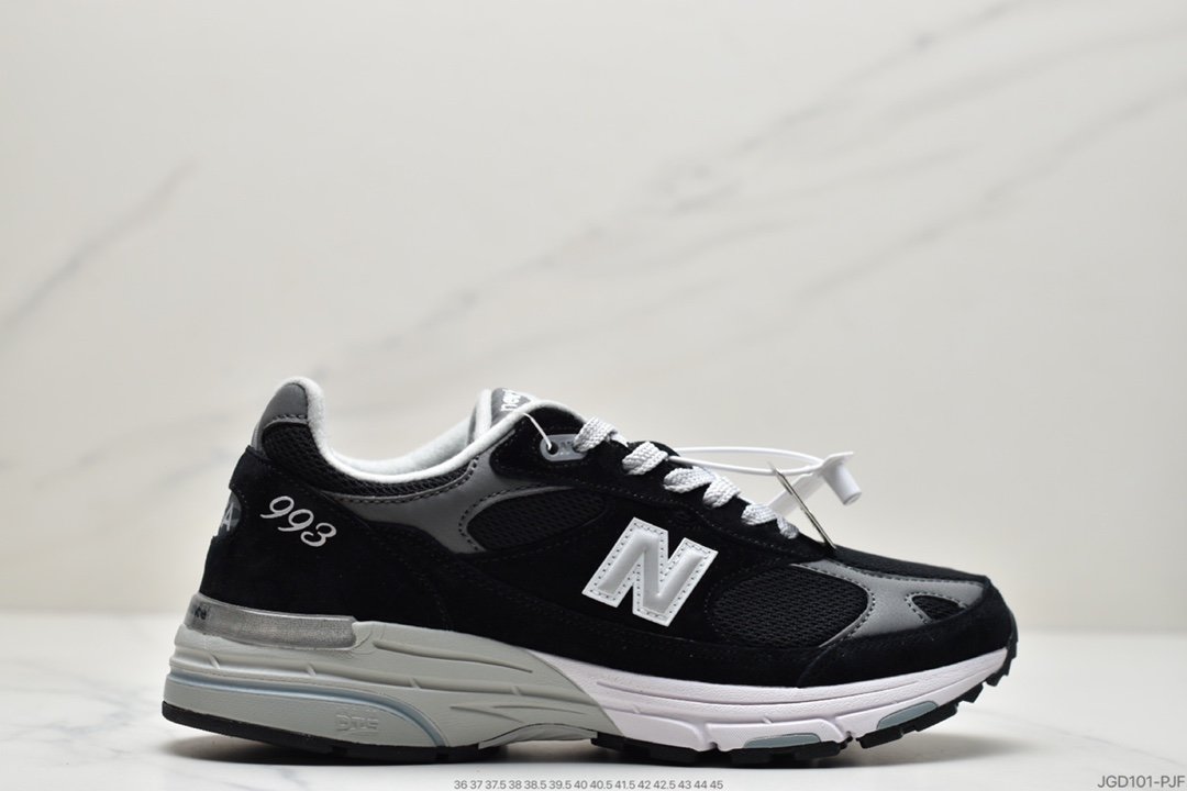 New Balance in USA MR993 series American origin classic retro casual sports all-match dad running shoes ”Yuanzu gray silver 3M” MR993BK