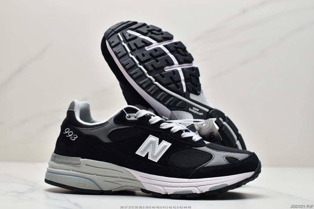 New Balance in USA MR993 series American origin classic retro casual sports all-match dad running shoes ”Yuanzu gray silver 3M” MR993BK