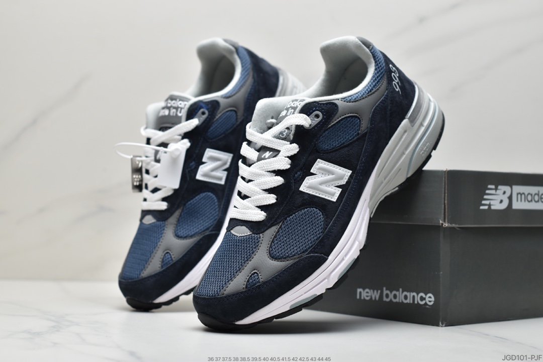 New Balance in USA MR993 series American origin classic retro casual sports all-match dad running shoes ”Yuanzu gray silver 3M” MR993BK