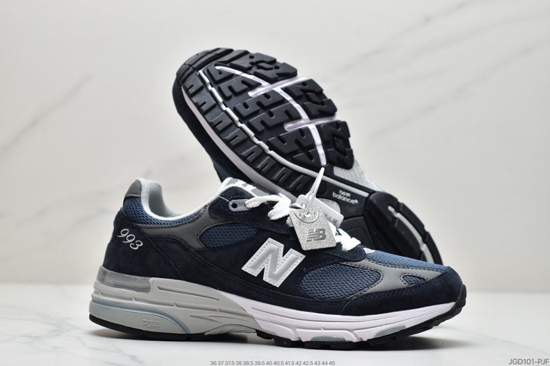 New Balance in USA MR993 series American origin classic retro casual sports all-match dad running shoes ”Yuanzu gray silver 3M” MR993BK
