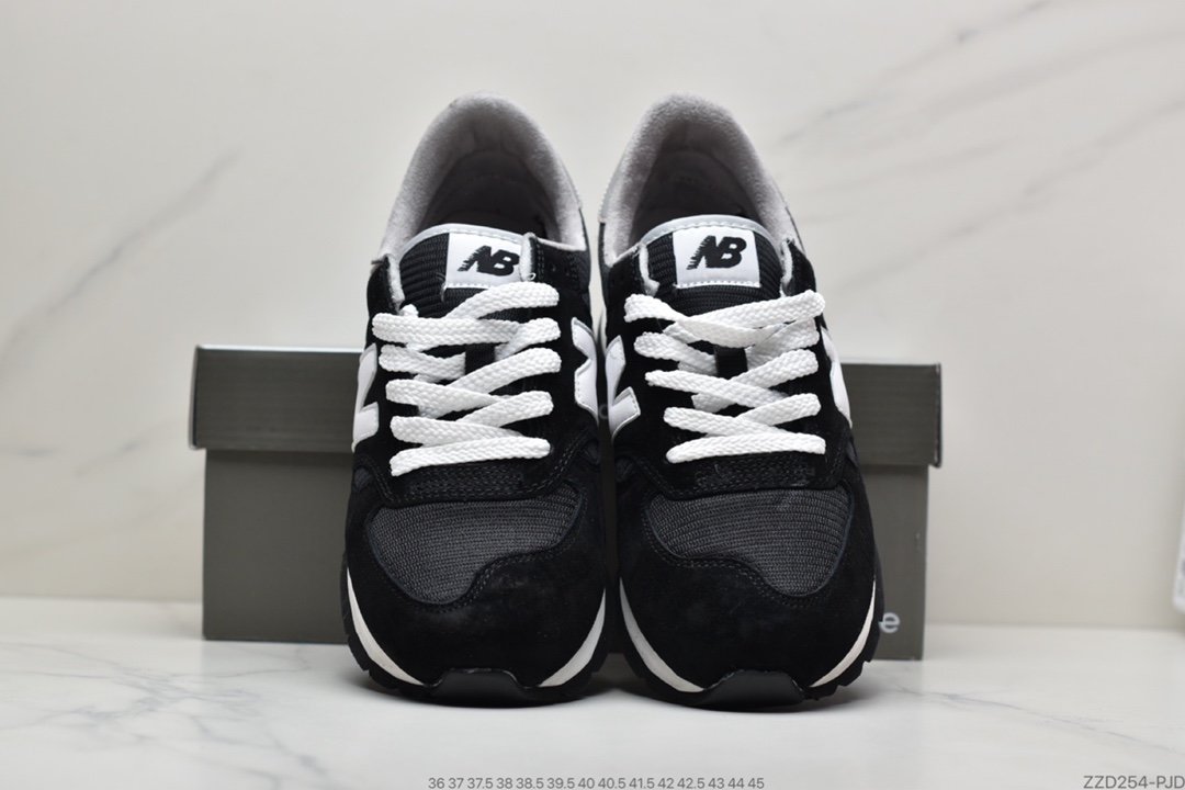 New Balance Made in USA 990V2 high-end casual sports jogging shoes ”Yuanzu gray red label” M990VS2