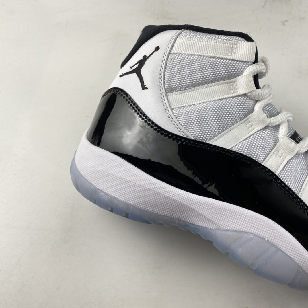 Air Jordan 11Concord aj11 Concord Black and White Basketball Shoes 378037-100