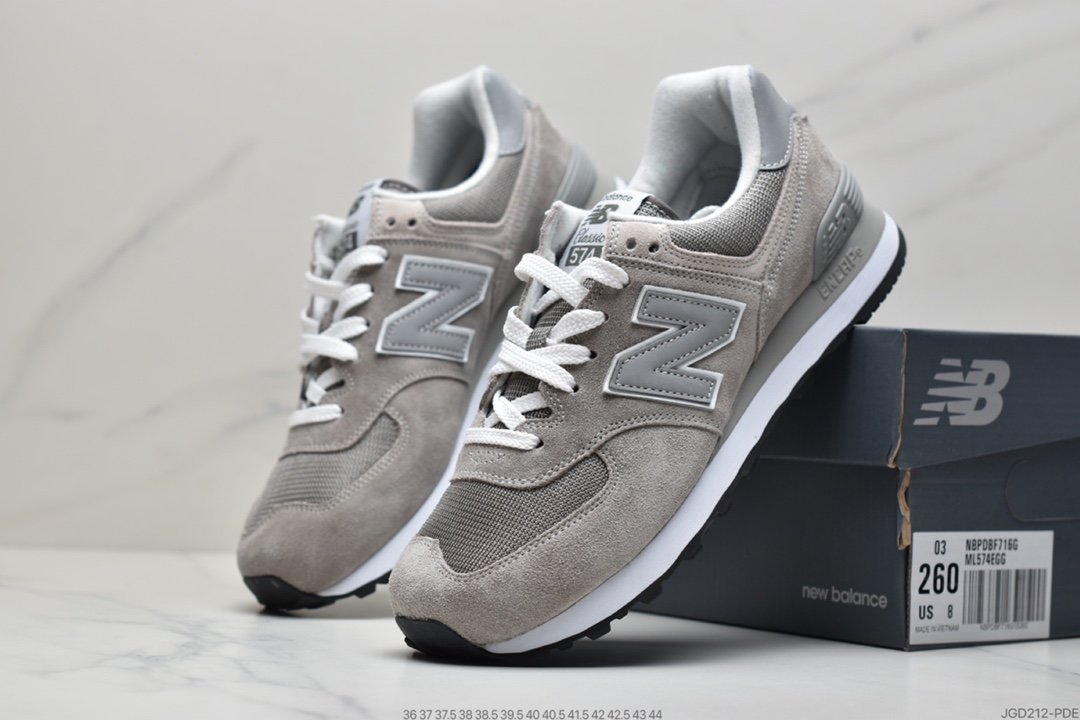 New Balance NB men's and women's shoes retro shoes 574 new fashion casual shoes sports shoes ML574EGG