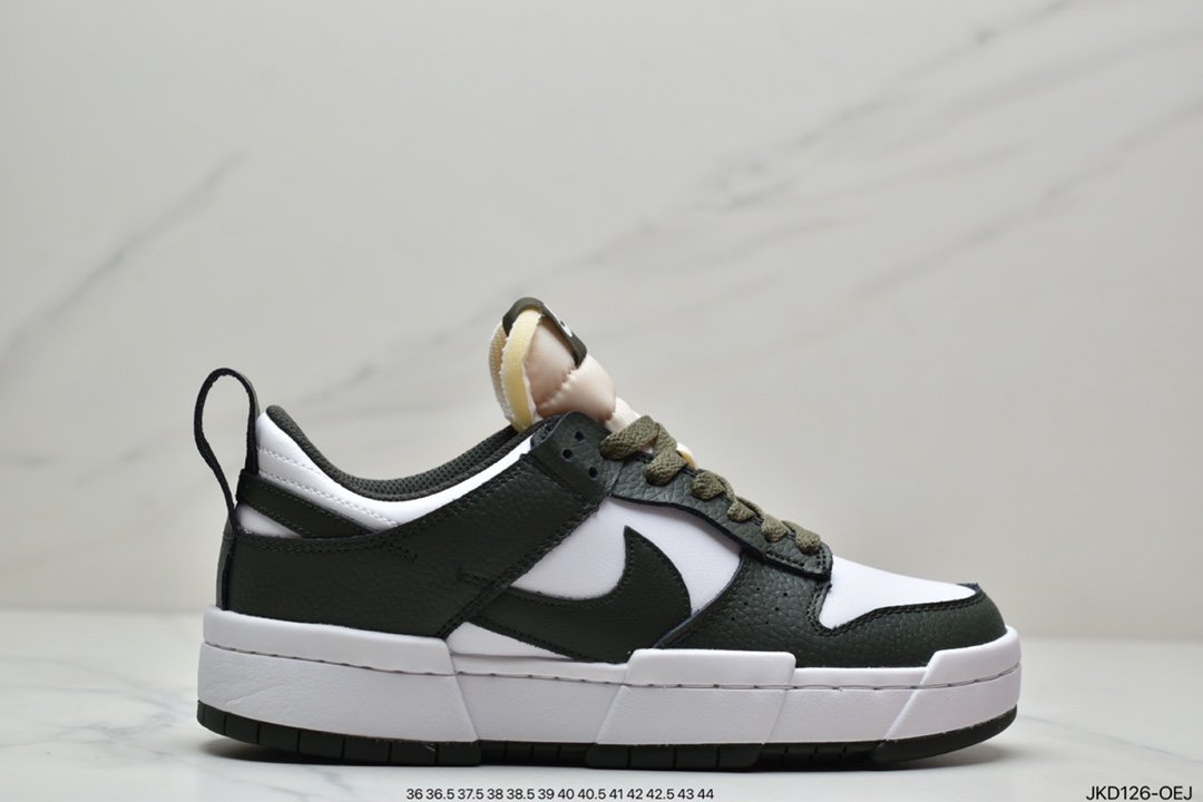 DUNK Deconstruction White Blue Black Low Top Nike Dunk Low Disrupt Deconstruction Style DJ5063-414