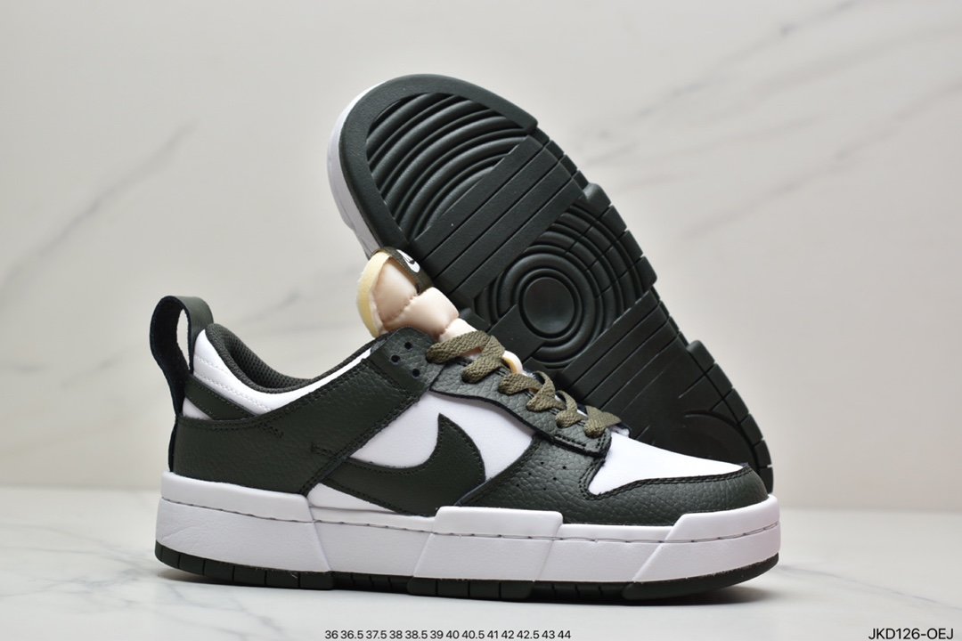 DUNK Deconstruction White Blue Black Low Top Nike Dunk Low Disrupt Deconstruction Style DJ5063-414
