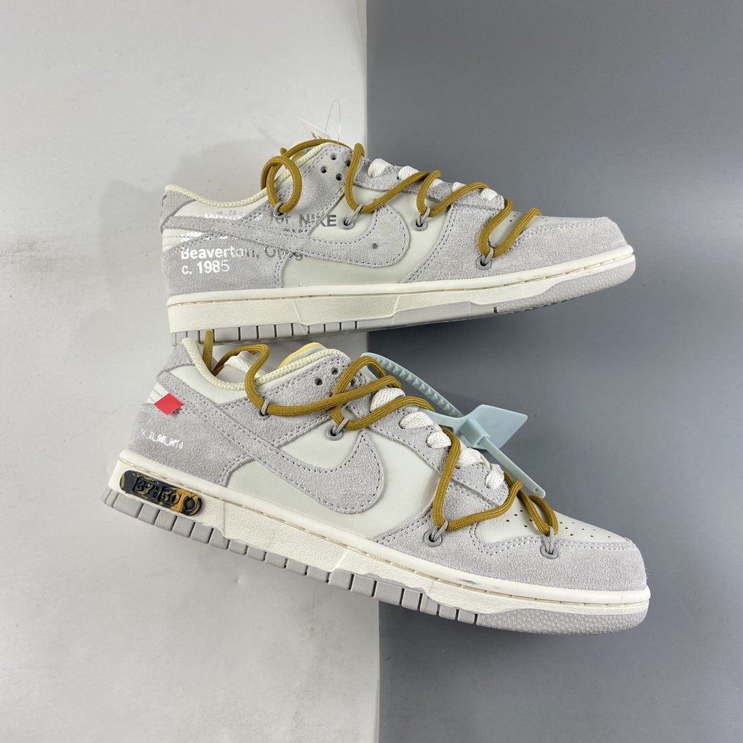Off-White x Nike SB Dunk Low ”The 50” Slam Dunk Series Low Top Classic Versatile Casual Sneakers DJ0950-105
