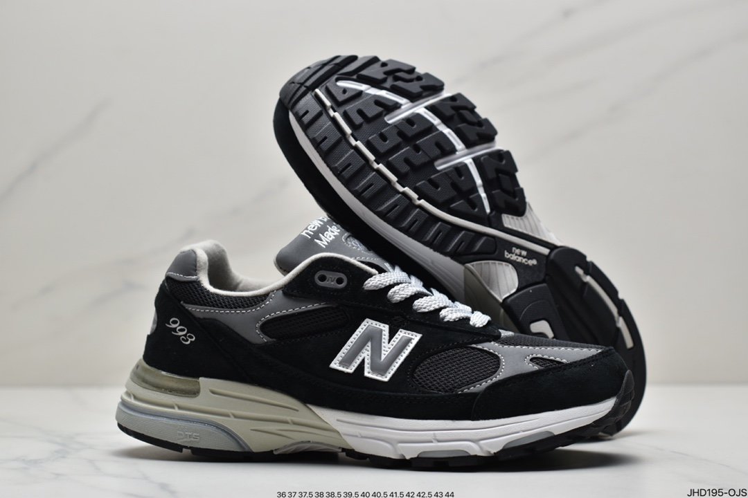 New Balance in USA MR993 series American origin classic retro casual sports all-match dad running shoes ”Yuanzu gray silver 3M” MR993BK