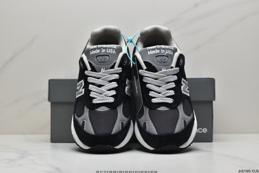 New Balance in USA MR993 series American origin classic retro casual sports all-match dad running shoes ”Yuanzu gray silver 3M” MR993BK