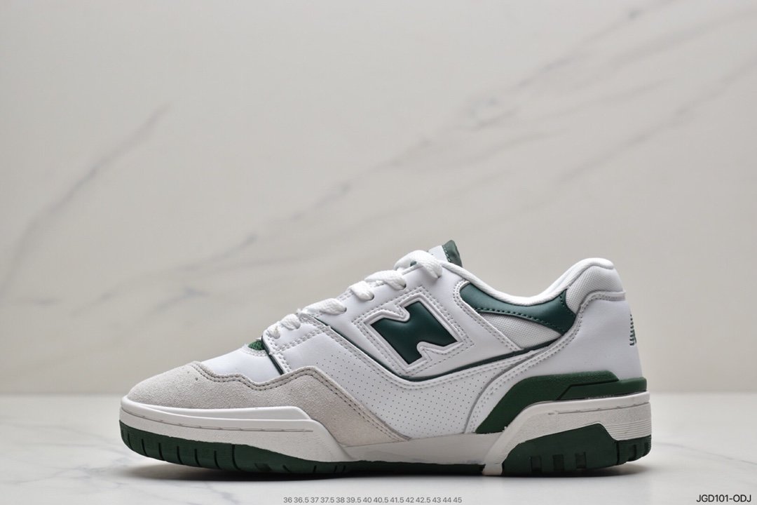 New Balance BB550 series classic retro low-top casual sports basketball board shoes BB550WT1