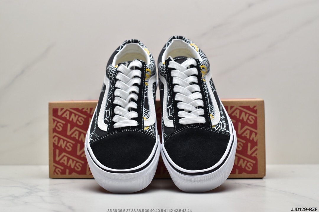 VANS Old Skool fashion all-match wear-resistant non-slip low-top vulcanized sole canvas shoes